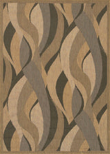 Couristan Recife Seagrass 1562/0154 Natural / Black Rugs.