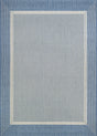 Couristan Recife Stria Texture 5526/1212 Champagne / Blue Rugs.