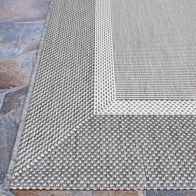 Couristan Recife Stria Texture 5526/3312 Champagne / Grey Rugs.