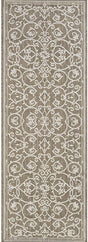 Couristan Recife Veranda 1583/2312 Champagne/Taupe Rug.
