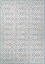 Couristan Silverthorne Mosaic 5102/0001 Cornflower Rug.