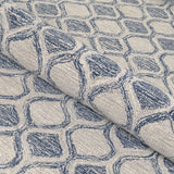 Couristan Silverthorne Mosaic 5102/0002 Indigo Rug.