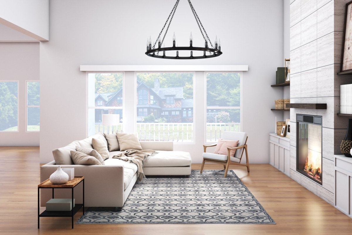 Couristan Silverthorne Mosaic 5102/0003 Musk Rug.