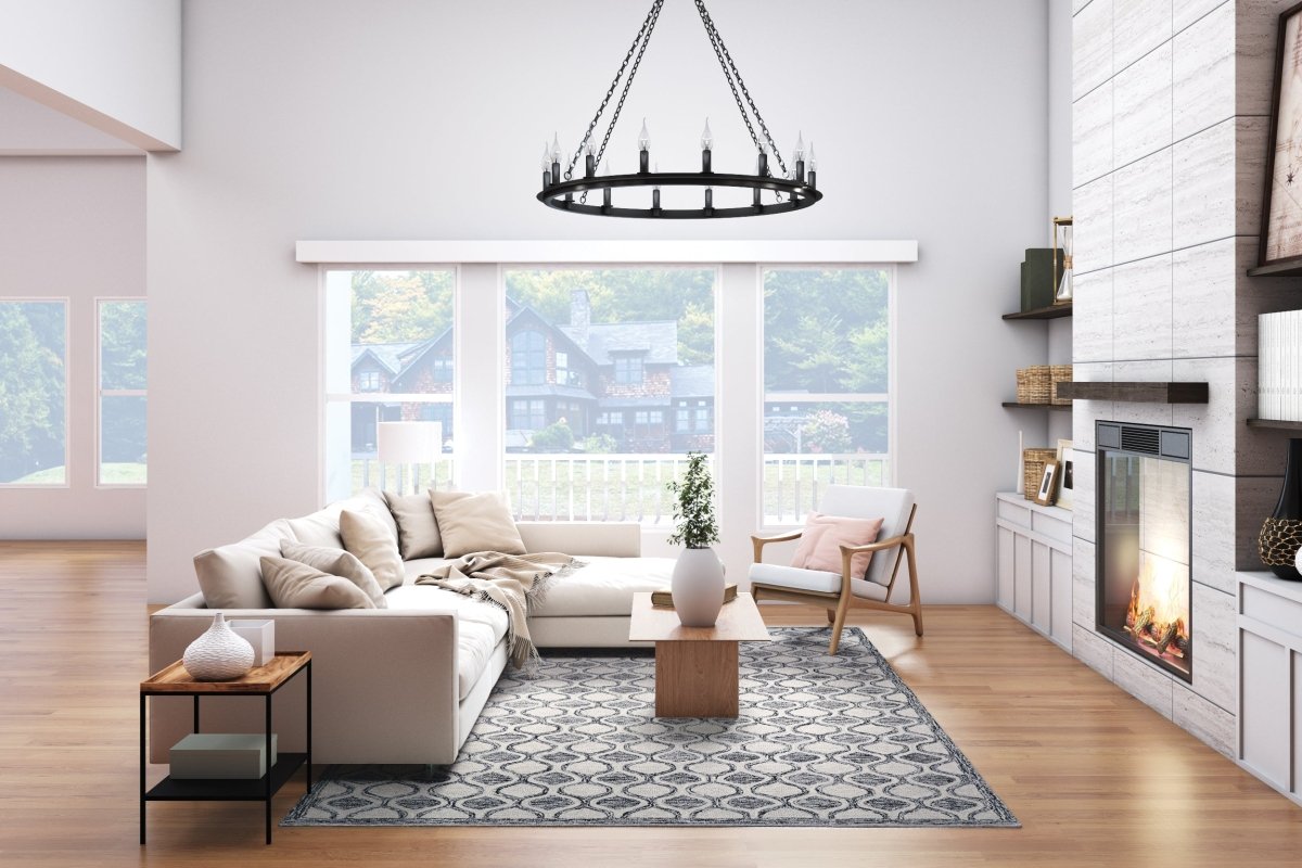 Couristan Silverthorne Mosaic 5102/0003 Musk Rug.