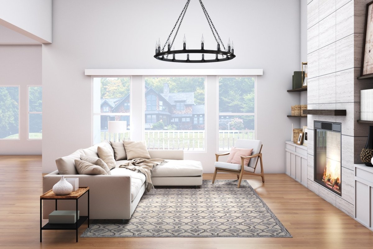Couristan Silverthorne Mosaic 5102/0004 Sandlewood Rug.