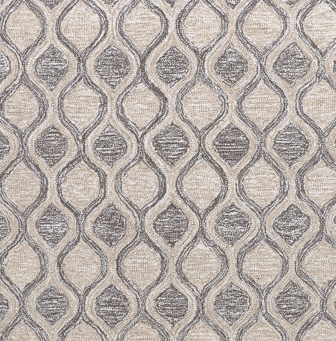 Couristan Silverthorne Mosaic 5102/0004 Sandlewood Rug.