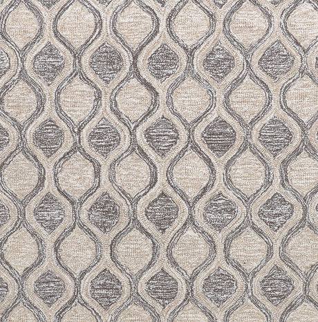 Couristan Silverthorne Mosaic 5102/0004 Sandlewood Rug - Couristan - 51020004050080t