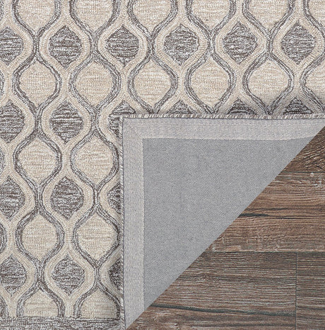 Couristan Silverthorne Mosaic 5102/0004 Sandlewood Rug - Couristan - 51020004050080t