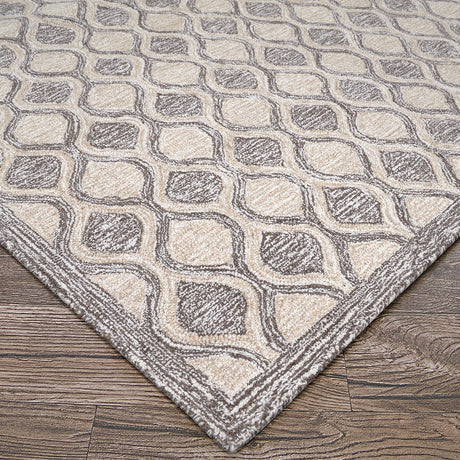 Couristan Silverthorne Mosaic 5102/0004 Sandlewood Rug - Couristan - 51020004050080t