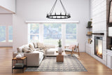 Couristan Silverthorne Mosaic 5102/0004 Sandlewood Rug.