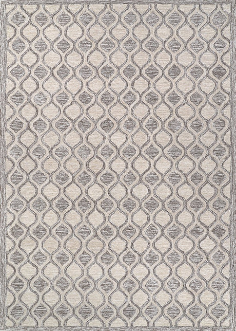 Couristan Silverthorne Mosaic 5102/0004 Sandlewood Rug - Couristan - 51020004050080t