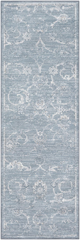 Surya Contempo Cpo-3725 White, Pale Blue, Denim, Light Gray Rugs.