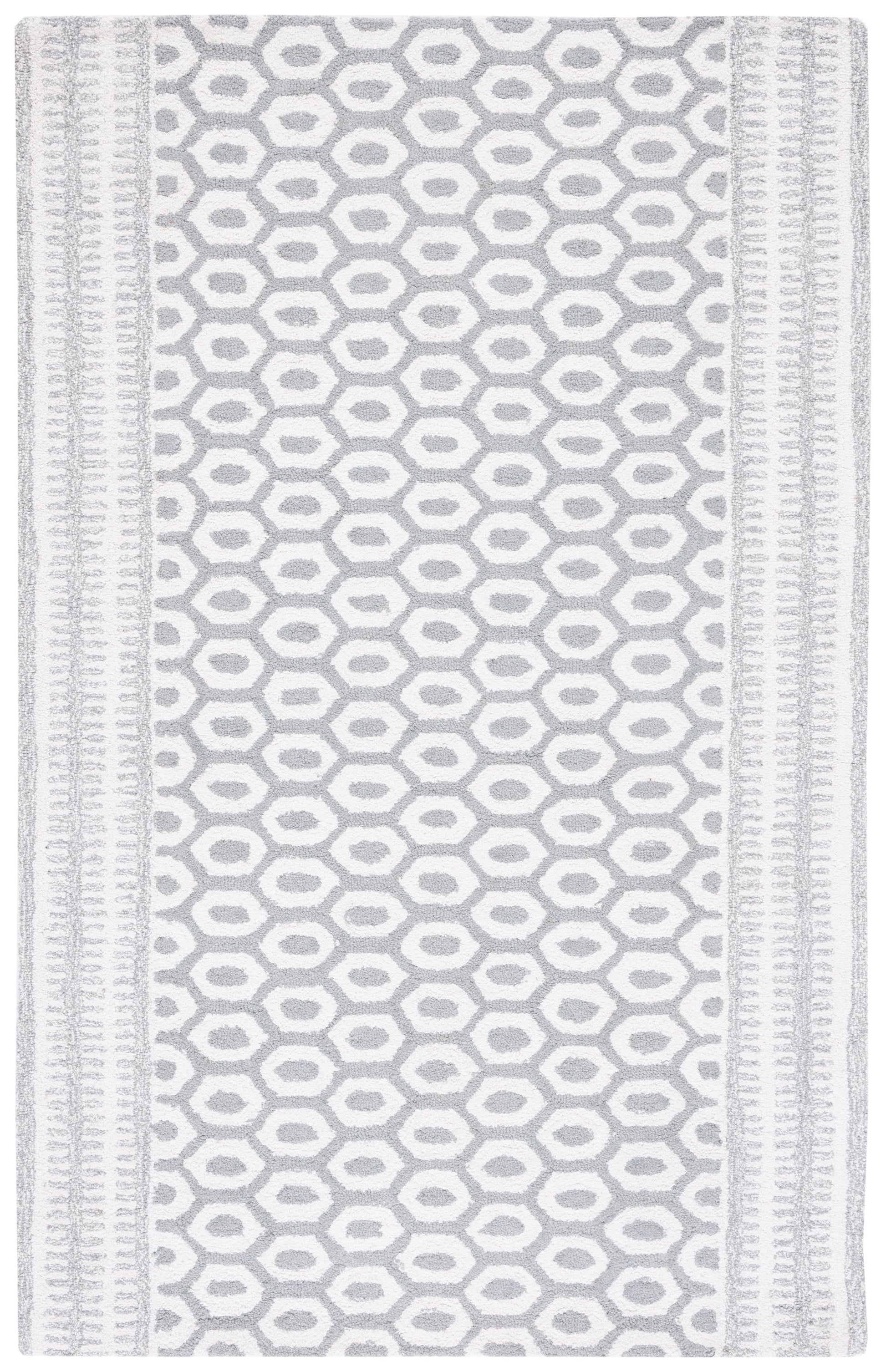 Safavieh Capri Cpr701F Ivory/Grey Area Rug