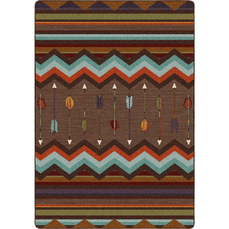 American Dakota Cresting Fletcher Rainbow Rug