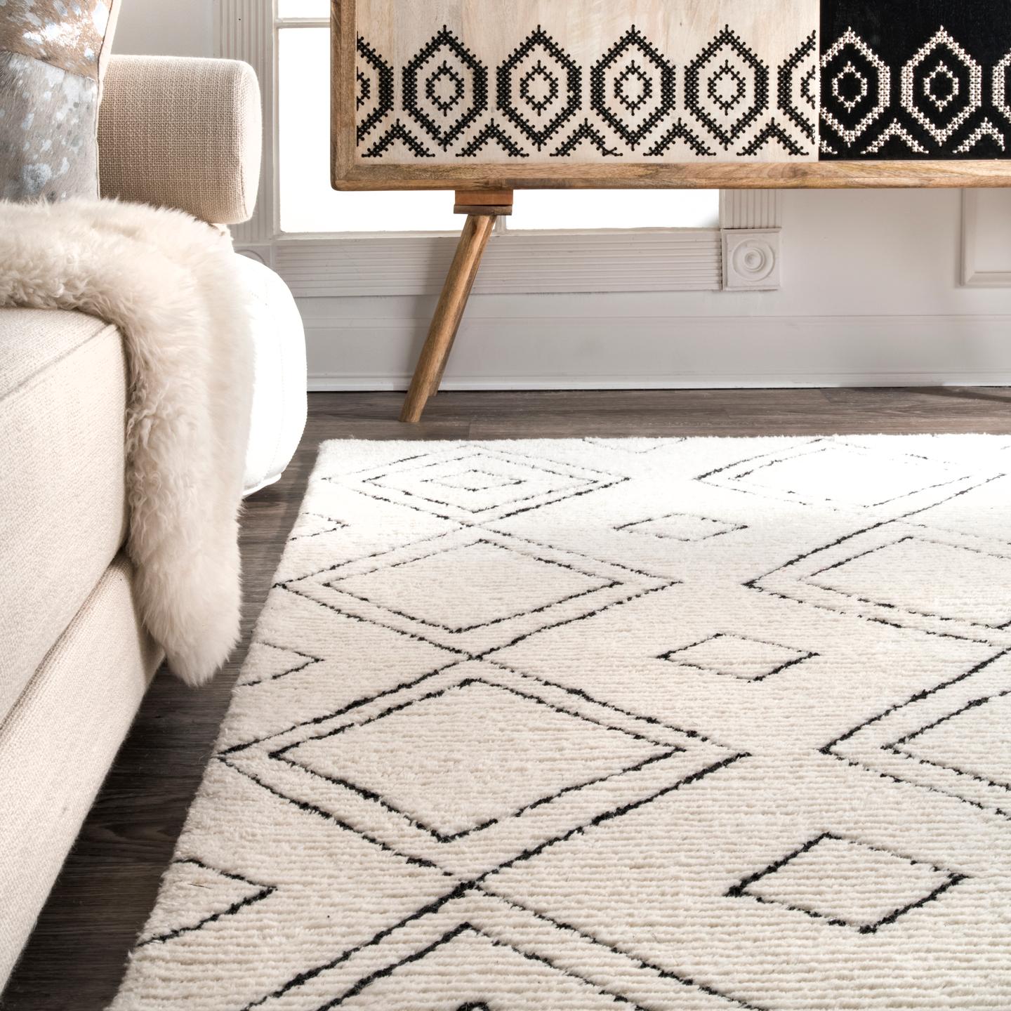 Nuloom Hand Tufted Dawne Gyml01A Natural Area Rug