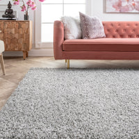 Nuloom Janine Plush Ozus03C Gray Area Rug