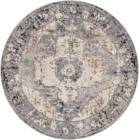 Surya Chelsea Csa-2304 Dark Brown, Camel, Charcoal, Slate, Ivory Rug.