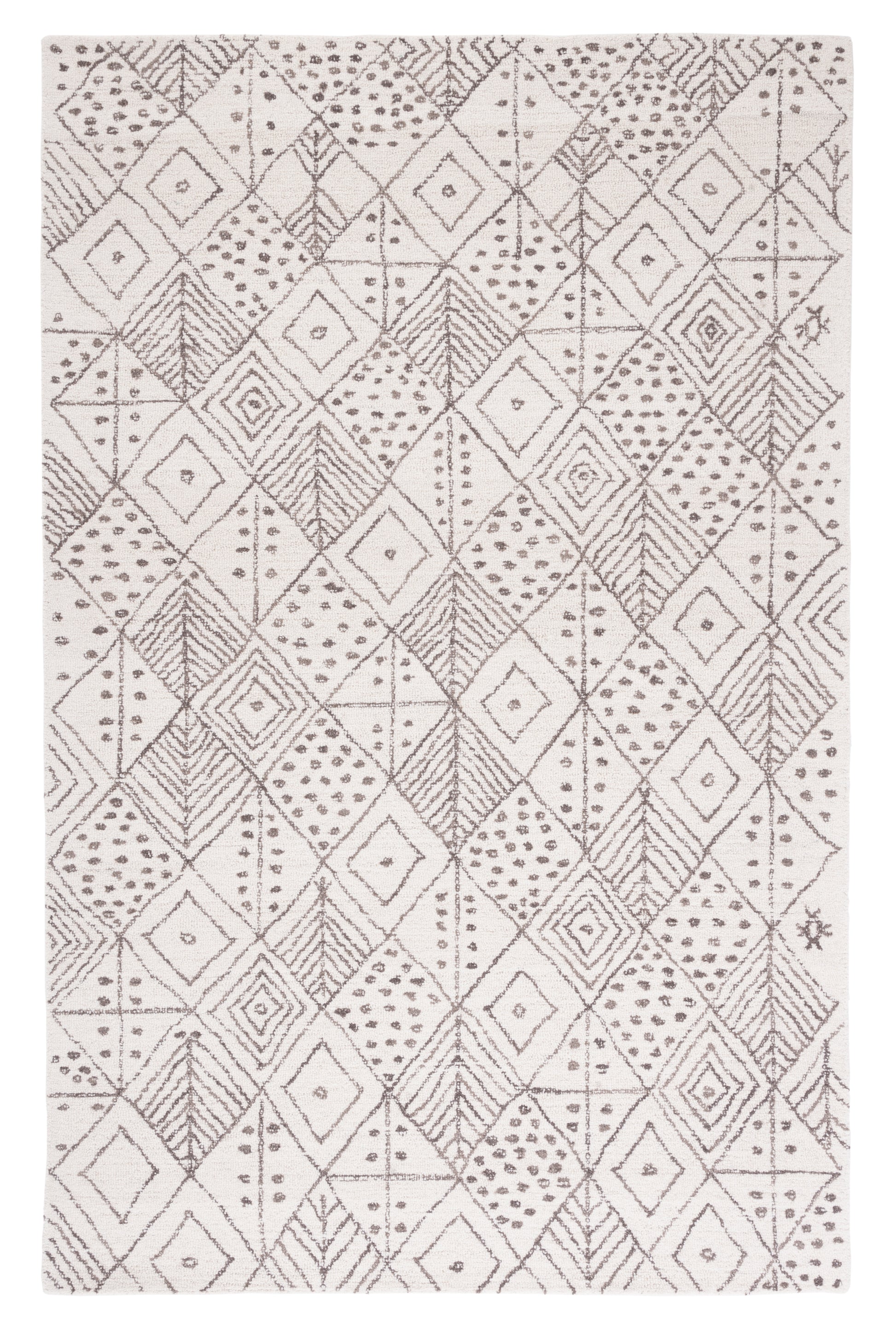 Safavieh Casablanca Csb160T Ivory/Brown Area Rug