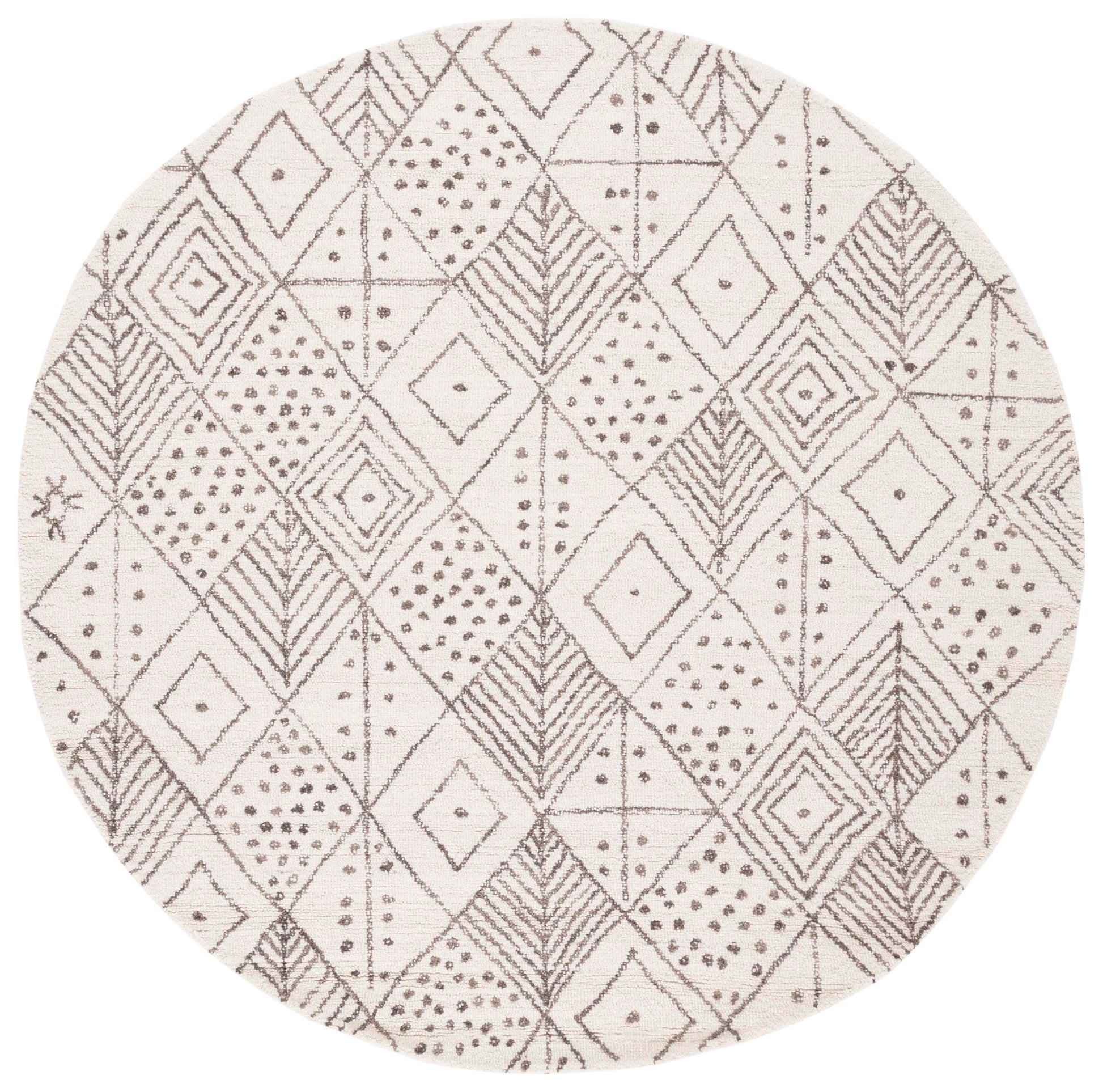 Safavieh Casablanca Csb160T Ivory/Brown Area Rug