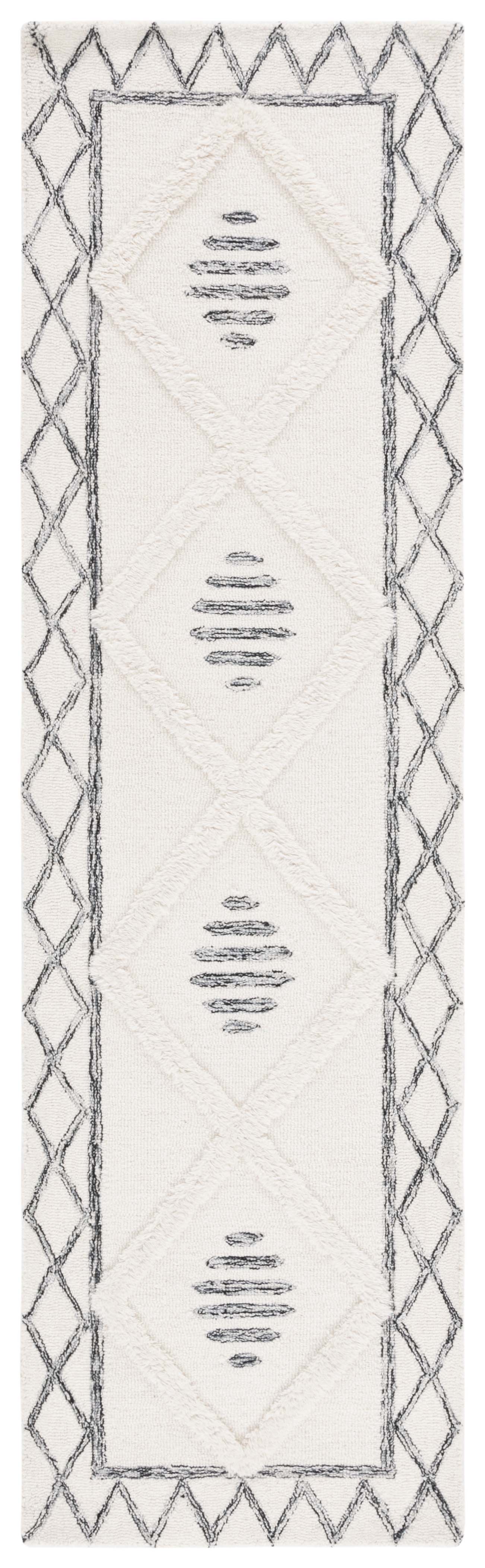 Safavieh Casablanca Csb990A Ivory/Black Area Rug