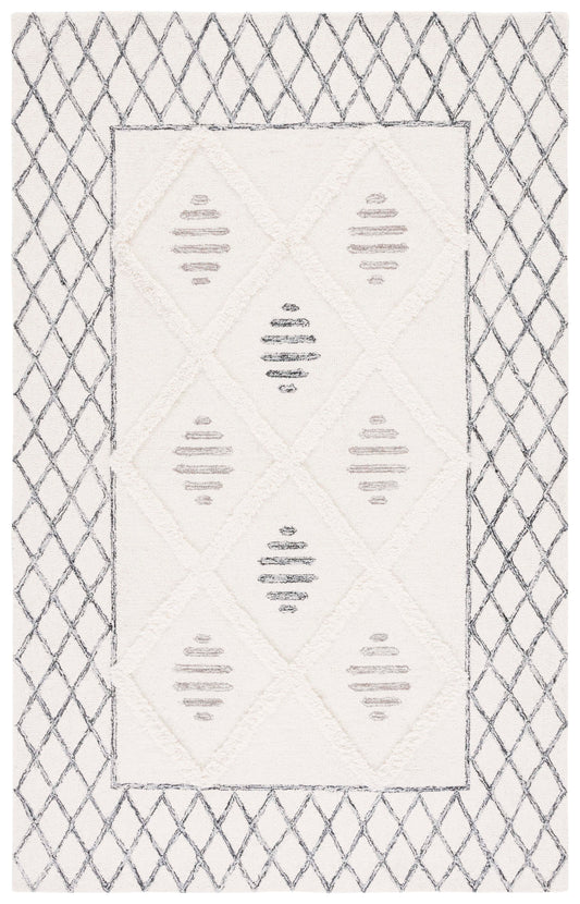 Safavieh Casablanca Csb990A Ivory/Black Area Rug