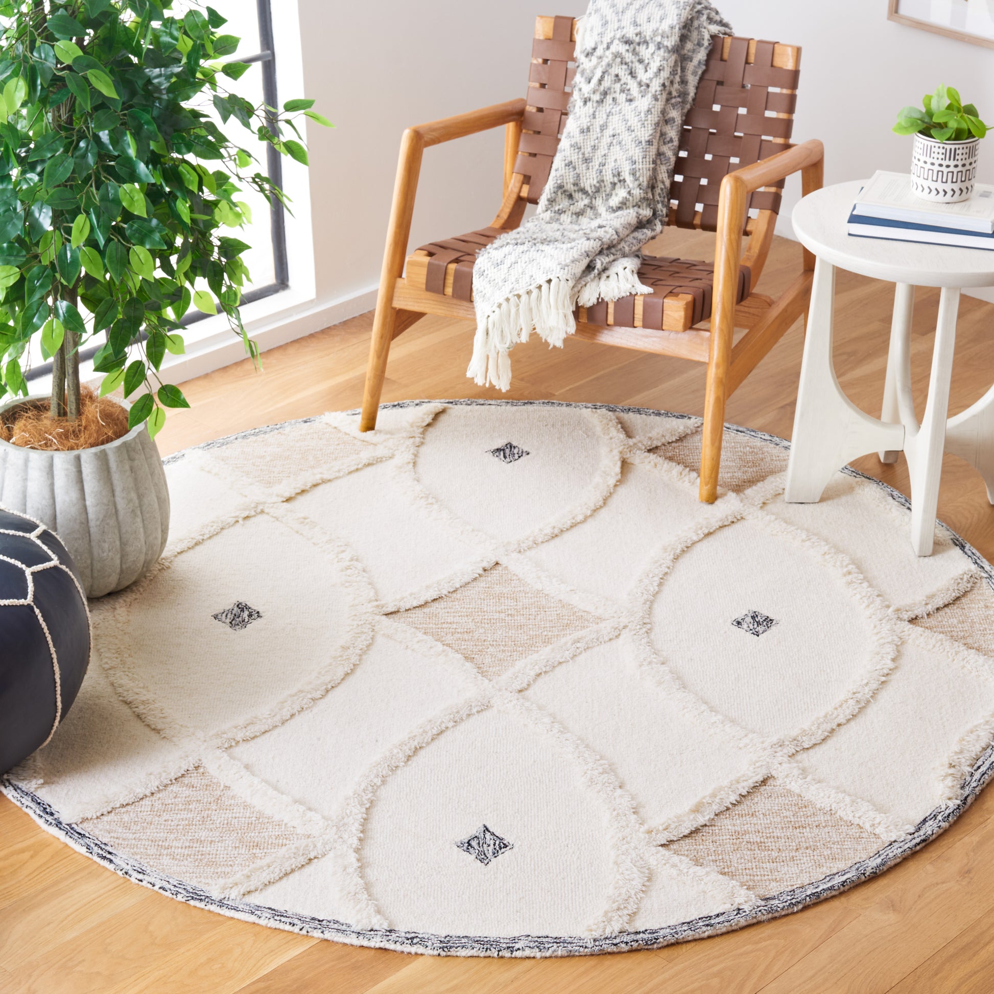 Safavieh Casablanca Csb991A Ivory/Brown Area Rug