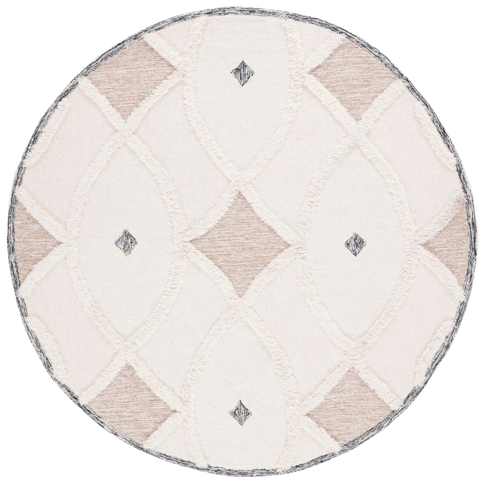 Safavieh Casablanca Csb991A Ivory/Brown Area Rug