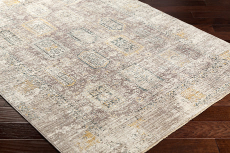 Surya Carlisle Csi-2318 Medium Gray, Off-White, Dark Brown, Olive, Dark Blue Rug.