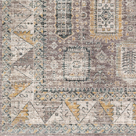 Surya Carlisle Csi-2318 Medium Gray, Off-White, Dark Brown, Olive, Dark Blue Rug.