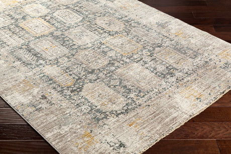 Surya Carlisle Csi-2319 Medium Gray, Off-White, Dark Brown, Olive, Dark Blue Rug.