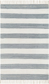 Surya Cotone Cte-2300 White, Denim Rug.