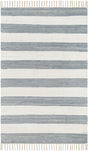 Surya Cotone Cte-2300 White, Denim Rug.