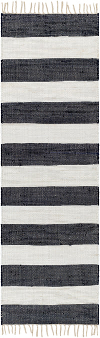 Surya Cotone Cte-2301 White, Navy Area Rug