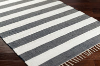 Surya Cotone Cte-2301 White, Navy Area Rug