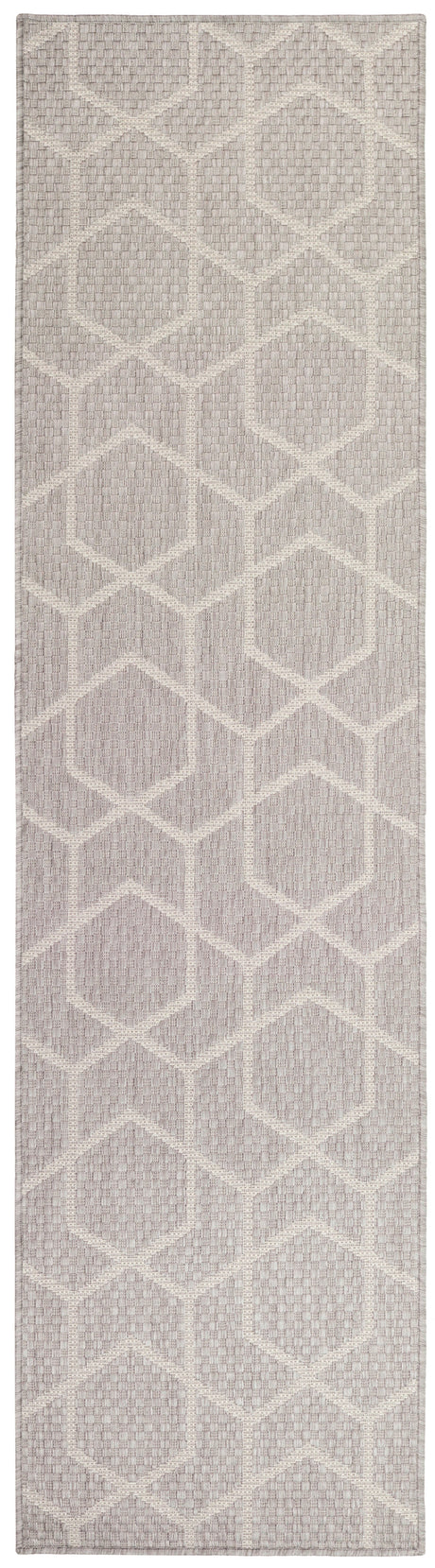 Nourison Horizon Indoor/Outdoor HOZ01 Grey Contemporary Area Rugs