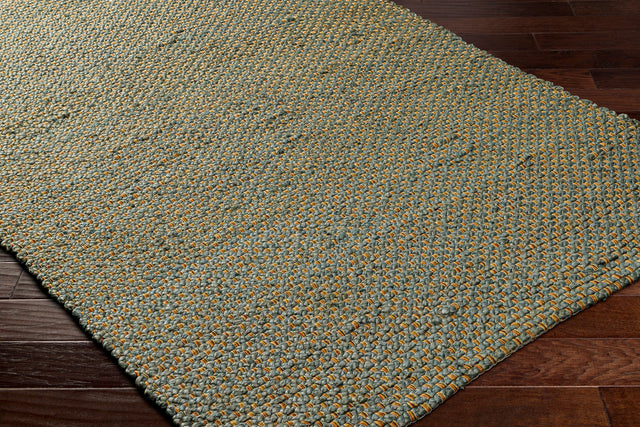 Surya Curacao Cur-2302 Sage, Grey, Clay, Metallic - Silver Rug.