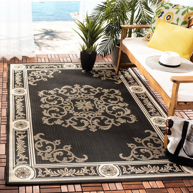 Safavieh Courtyard cy2914-3908 Black / Sand Rugs