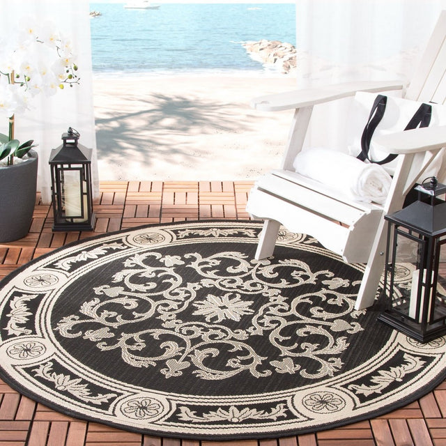 Safavieh Courtyard cy2914-3908 Black / Sand Rugs