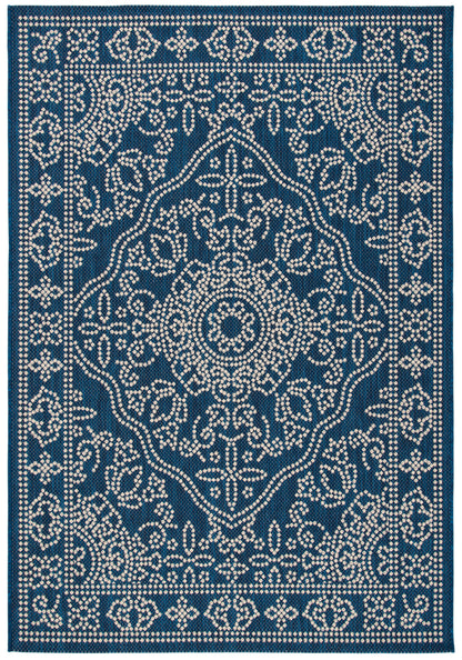 Safavieh Courtyard Cy6344-25821 Navy/Beige Area Rug