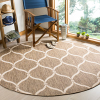 Safavieh Courtyard Cy6654-232 Brown/Beige Area Rug