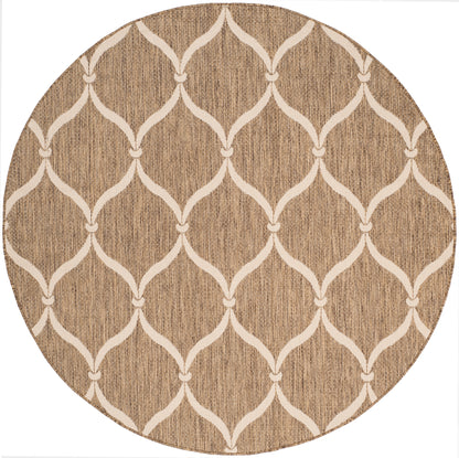 Safavieh Courtyard Cy6654-232 Brown/Beige Area Rug