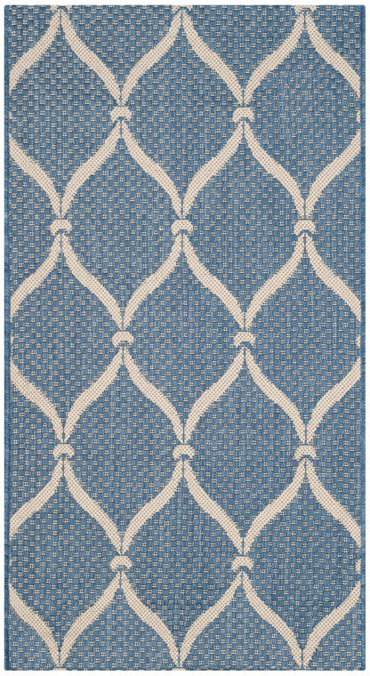 Safavieh Courtyard Cy6654-233 Blue/Beige Area Rug