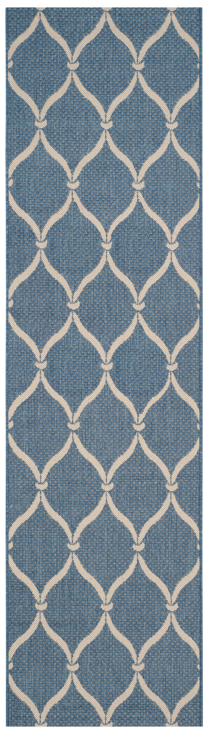 Safavieh Courtyard Cy6654-233 Blue/Beige Area Rug