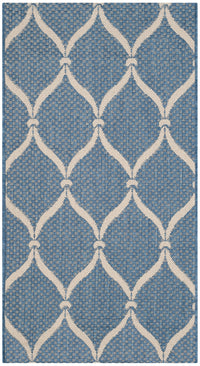 Safavieh Courtyard Cy6654-233 Blue/Beige Area Rug