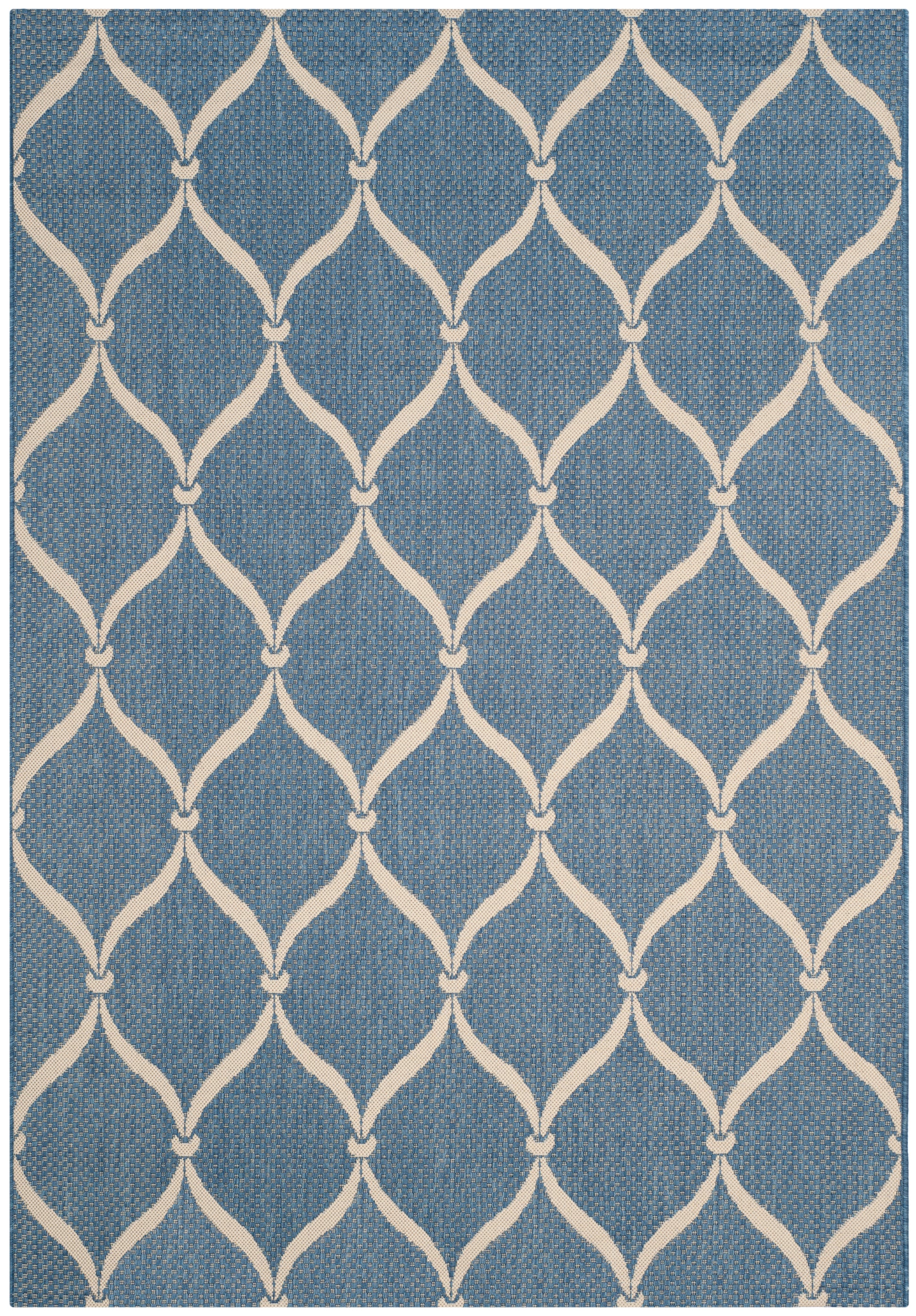 Safavieh Courtyard Cy6654-233 Blue/Beige Area Rug