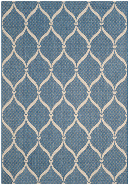 Safavieh Courtyard Cy6654-233 Blue/Beige Area Rug