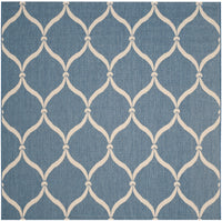 Safavieh Courtyard Cy6654-233 Blue/Beige Area Rug