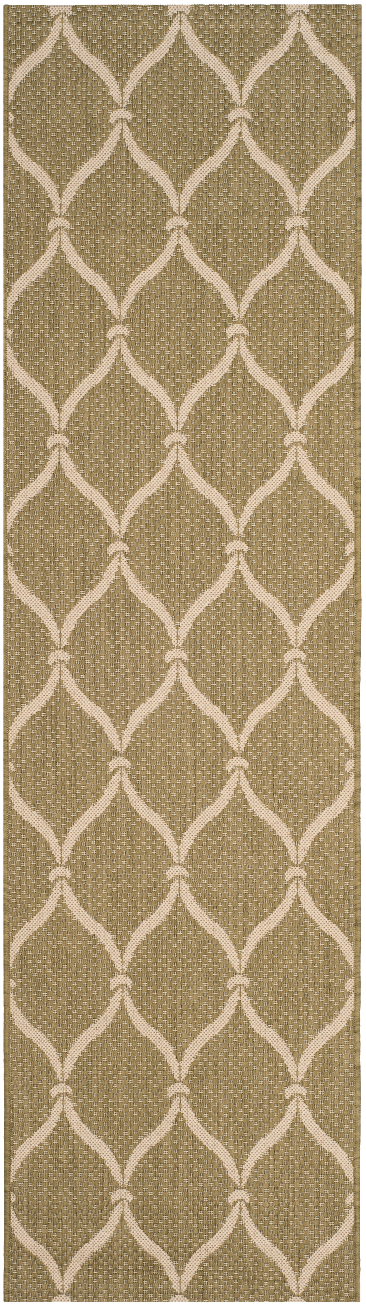 Safavieh Courtyard Cy6654-234 Green/Beige Area Rug