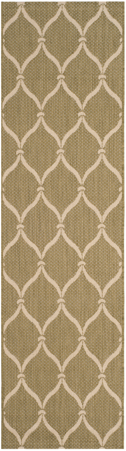 Safavieh Courtyard Cy6654-234 Green/Beige Area Rug