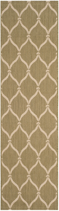 Safavieh Courtyard Cy6654-234 Green/Beige Area Rug